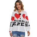 I love peach tea Women s Long Sleeve Button Up Shirt View1
