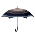 Horizontal Line Strokes Color Lines Hook Handle Umbrellas (Large) View3