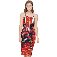 Carlos Sainz Bodycon Cross Back Summer Dress by Boster123