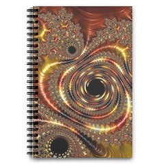 Geometric Art Fractal Abstract Art 5 5  X 8 5  Notebook by Ndabl3x