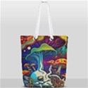 Mushrooms Fungi Psychedelic Full Print Rope Handle Tote (Small) View2