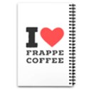 I love frappe coffee 5.5  x 8.5  Notebook View2