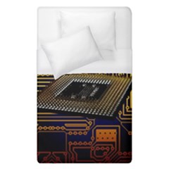 Processor Cpu Board Circuit Duvet Cover (single Size) by Wav3s