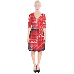 Geometry Mathematics Cube Wrap Up Cocktail Dress by Ndabl3x