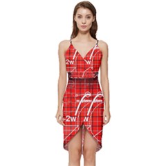 Geometry Mathematics Cube Wrap Frill Dress by Ndabl3x