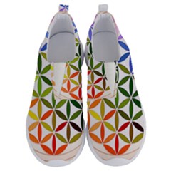 Mandala Rainbow Colorful No Lace Lightweight Shoes by Ndabl3x