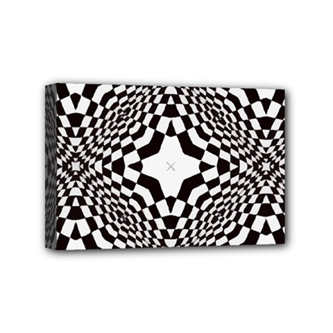 Tile Repeating Pattern Texture Mini Canvas 6  X 4  (stretched) by Ndabl3x