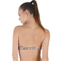 Map Europe Globe Countries States Twist Bandeau Bikini Top View2