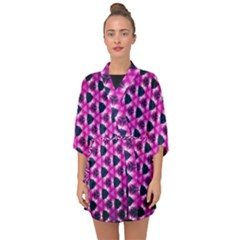 Digital Art Artwork Abstract Half Sleeve Chiffon Kimono by Ndabl3x