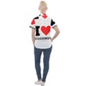 I love coconut Women s Short Sleeve Pocket Shirt View2