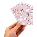 Cute Cats Cartoon Seamless-pattern Playing Cards Single Design (Rectangle) with Custom Box View3