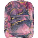 Pink Texture Resin Full Print Backpack View1