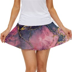 Pink Texture Resin Women s Skort by Vaneshop