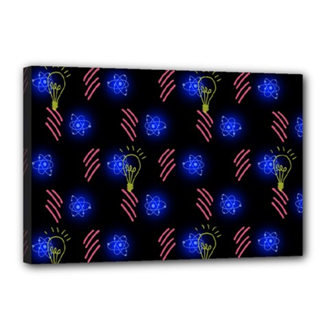 Background Pattern Graphic Canvas 18  X 12  (stretched) by Vaneshop