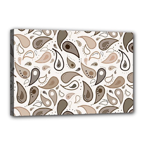 Paisley Pattern Background Graphic Canvas 18  X 12  (stretched) by Vaneshop