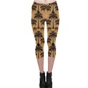 Camel Palm Tree Capri Leggings  View1