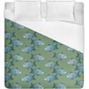 Fishes Pattern Background Theme Duvet Cover (King Size) View1