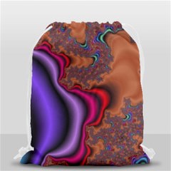 Colorful Piece Abstract Drawstring Bag (small) by Vaneshop