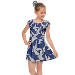 Bird Animal Animal Background Kids  Cap Sleeve Dress by Vaneshop