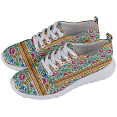 Flower Fabric Design Men s Lightweight Sports Shoes by Vaneshop