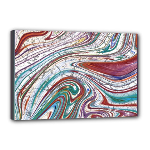 Abstract Background Ornamental Canvas 18  X 12  (stretched) by Vaneshop
