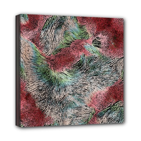 Design Pattern Scarf Gradient Mini Canvas 8  X 8  (stretched) by Vaneshop