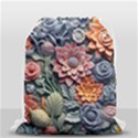 3d Flower Bloom Embossed Pattern Drawstring Bag (Small) View1