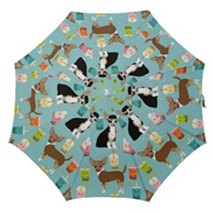 Chihuahua Bubble Kawaii Boba Tea Cute Dog Straight Umbrellas by Wav3s