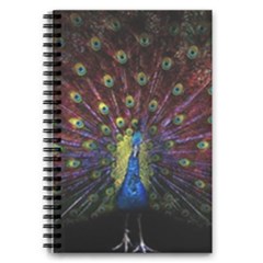 Peacock Feathers 5 5  X 8 5  Notebook by Wav3s