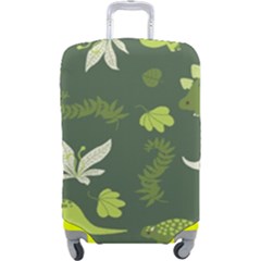 Cute Dinosaur Pattern Luggage Cover (large) by Wav3s