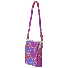 Mazipoodles In The Frame  - Pink Purple Multi Function Travel Bag by Mazipoodles