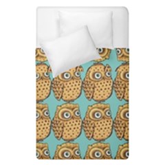 Owl Bird Pattern Duvet Cover Double Side (single Size) by Vaneshop