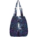 Horror Psychedelic Art Center Zip Backpack View1