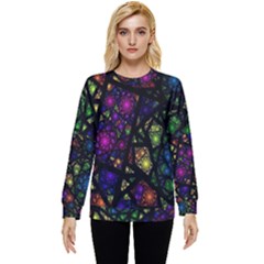 Stained Glass Crystal Art Hidden Pocket Sweatshirt by Cowasu