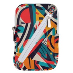 Colorful Abstract Belt Pouch Bag (small) by Jack14