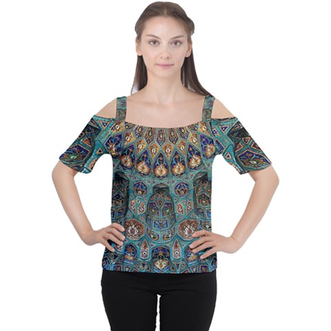 Saint Petersburg  Architecture Cutout Shoulder Tee by Bangk1t