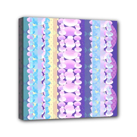 Background Graphic Beautiful Wallpaper Art Mini Canvas 6  X 6  (stretched) by Ndabl3x