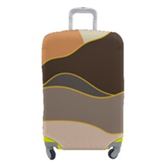 Boho Bohemian Hills Nature Drawing Luggage Cover (small) by Ndabl3x