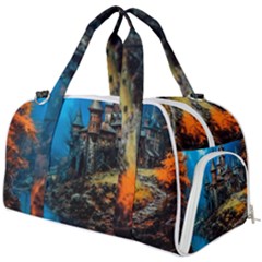Castle Fantasy Burner Gym Duffel Bag by Ndabl3x