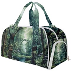 River Forest Wood Nature Burner Gym Duffel Bag by Ndabl3x