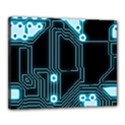 A Completely Seamless Background Design Circuitry Canvas 20  x 16  (Stretched) View1