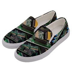 Computer Ram Tech - Men s Canvas Slip Ons by Amaryn4rt