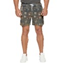 Background Metal Pattern Texture Men s Runner Shorts View1