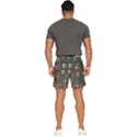 Background Metal Pattern Texture Men s Runner Shorts View4