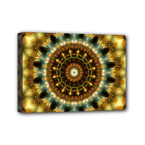 Pattern Abstract Background Art Mini Canvas 7  X 5  (stretched) by Celenk