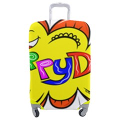 Happy Happiness Child Smile Joy Luggage Cover (medium) by Celenk