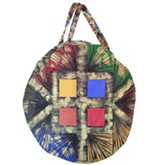 Fb9e6132-103b-4b96-af9a-0876c8fd7fcd 52d9a5da-4aa4-4d33-9cf4-486d48c5bb52 Giant Round Zipper Tote by Rbudhiya
