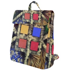 Acrylic Abstract Art Design  Flap Top Backpack by Rbudhiya