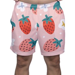 Strawberry-seamless-pattern Men s Shorts by uniart180623