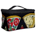Vector-seamless-pattern-with-italian-pizza-top-view Cosmetic Storage Case View2